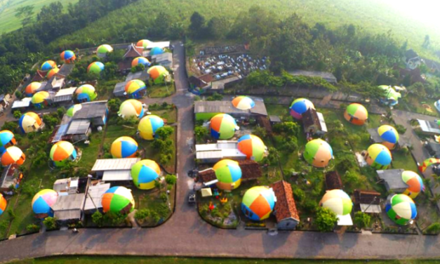 Kampung Teletubbies Konsep Yang Ceria Dan Bentuk Yang Lucu