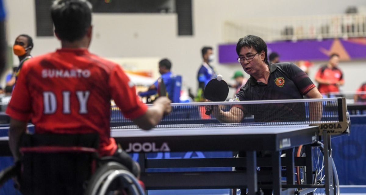 Perlombaan Panas Tenis Meja Di Gemari Banyak Disabilitas